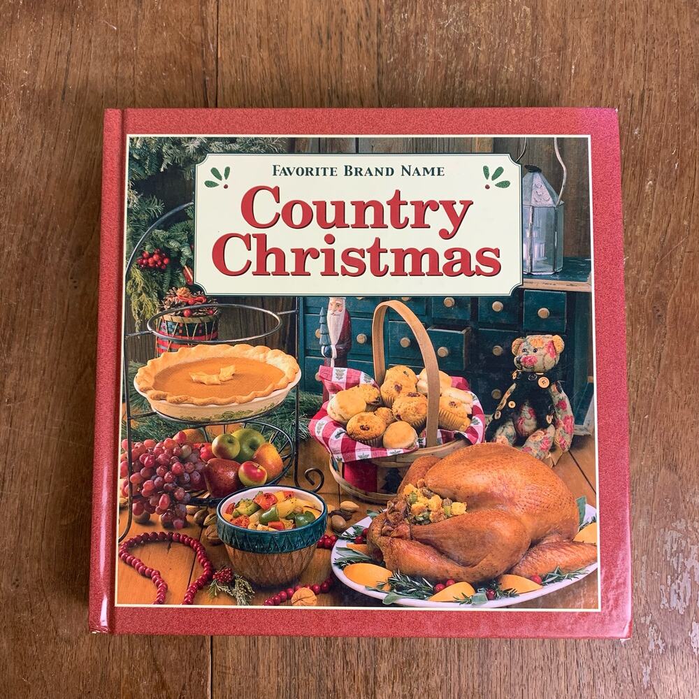 Favorite Brand‎ Name Country Christmas hard back cook book